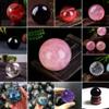 Natural Quartz Crystal Gems Sphere Ball Stone Decor + Stand-Clear Quartz (About 20mm,10g) view 3