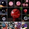 Natural Quartz Crystal Gems Sphere Ball Stone Decor + Stand-Clear Quartz (About 20mm,10g) view 4