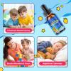 2 Pack Magnesium Glycinate Liquid for Kids - with L-Theanine Omega-3, Vitamin B6, D3, Zinc - Kids Magnesium Drops for Sleep, Relaxation, Calm & Focus - 2 Fl Oz, Lemon Flavor view 3