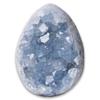 CrystalHola 400-600g Natural Celestine Cluster, Blue Crystal Geode Cave,Geode Decor,Home Office Decoration, Crystal Healing, Feng Shui Decoration, Spiritual Balance,1Pc view 1