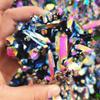 150g Natural Colorful Quartz Titanium Bismuth Crystal Stone Cluster VUG view 2