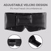 100% Mulberry Silk Sleep Mask, Large Adjustable Eye Cover for Sleeping, Comfortable, Pressure-Free and Breathable Sleeping Masks for Women Men - Black view 4