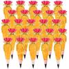 Yexiya 200 Pcs 5.12" x 9.84" End of Year Pencil Gift Bags Cone Popcorn Plastic Clear Treat Popcorn Candy Bags with Ribbon for Classroom Welcome First Day of School Teacher Appreciation Gift view 1