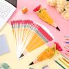 Yexiya 200 Pcs 5.12" x 9.84" End of Year Pencil Gift Bags Cone Popcorn Plastic Clear Treat Popcorn Candy Bags with Ribbon for Classroom Welcome First Day of School Teacher Appreciation Gift view 4
