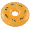 Pill Organizer INVODA Pill Case7 Day Transparent Pill Box Weekly Pill Planner Remark from Sunday to Saturday Pill Container with7 Compartments view 1
