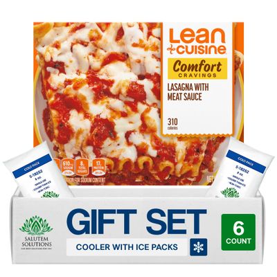 Salutem Vita Lasagna with Meat Sauce, Italian Pasta Meal, Gift Set Pack of 6