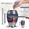 KARYLIZ Lighthouse Funeral Urns for Adult Ashes Women, Urn for Ashes, Cremation Urns for Human Ash, Funeral & Burial for Adult, Memorial Gift for Male & Female, Large, 10 Inch view 2