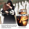KARYLIZ Fishing Funeral Urns for Adult Ashes Men, Memorial Urns for Human Ashes, Large Cremation Urn for Ash, Adult Funeral Urn Handcrafted, Decorative Gift(10 Inch) view 3