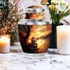 KARYLIZ Fishing Funeral Urns for Adult Ashes Men, Memorial Urns for Human Ashes, Large Cremation Urn for Ash, Adult Funeral Urn Handcrafted, Decorative Gift(10 Inch) view 4