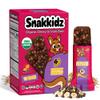 Snakkidz Organic Chewy Granola Bars for Kids, Allergen-Free, Nut-Free, Gluten-Free, Low Sugar Snack Bars Made with Avocado Oil, Individually Wrapped, School Lunch Snacks, Bulk Pack of 15, Chunky Monkey view 1
