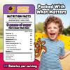 Snakkidz Organic Chewy Granola Bars for Kids, Allergen-Free, Nut-Free, Gluten-Free, Low Sugar Snack Bars Made with Avocado Oil, Individually Wrapped, School Lunch Snacks, Bulk Pack of 15, Chunky Monkey view 2