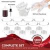 1200 Pack Communion Cups with Communion Cup Filler, Pour Spout & Food Prep Gloves - 0.5 oz Clear Plastic Cups - Disposable, Recyclable, Quality Communion Supplies - Santa Cena, Holy Communion Set view 2