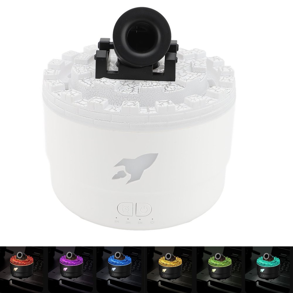 300ml Ultrasonic Essential Oil Diffuser with 7 Colors LED, Quiet Cool Mist Aromatherapy Machine for Home, Bedroom, Office, 4 Timer ON, 1H, 3H, 5H, Auto Off, Suitable for Baby,