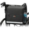 NOVA Deluxe Wheelchair Bag Large Storage Backpack for Manual & Electric Wheelchairs, Hangs Securely on Chair Back, Universal Mobility Organizer - Black view 1