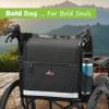 NOVA Deluxe Wheelchair Bag Large Storage Backpack for Manual & Electric Wheelchairs, Hangs Securely on Chair Back, Universal Mobility Organizer - Black view 3