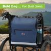 NOVA Deluxe Wheelchair Bag Large Storage Backpack for Manual & Electric Wheelchairs, Hangs Securely on Chair Back, Universal Mobility Organizer - Blue view 3