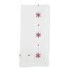 20 in. Winter Wonderland Square Napkin with Embroidered Snowflakes White - Set of 4 view 1