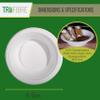 TruFibre Heavy Duty Styrofoam Bowls, 100 Pack, 16 oz Paper Bowls view 4