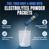 EVOLV Electrolytes Powder Packets Electrolyte Packets with Palatinose, Sodium & Minerals, Instant Hydration Drink for Recovery, Non-GMO Hydration Sticks for On-the-Go Use (Pack of 20) - Lemon Lime view 3