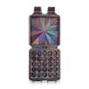 Planitia Corp. Peptide Case for Fridge, 3D Printed Hard Vial Case, 25 Slots, 3 mL Peptide Storage, Psychedelic Lonestar, Fits 16mm Vials, Made in USA view 1