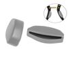 Anti Slip Nose Pads Replacement for Oakley OX3238 OX8176 OX8160 Eyeglasses Frame, Silicone Soft Nose Pieces - Grey Thicker Size view 3