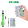 30-in-1 precision screwdriver set, mini repair kit, PS5 cleaning kit, men's tool set, suitable for glasses, MacBook, watches, PS5, computers, laptops, Xbox, game consoles, etc. view 2