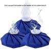 ASNPROTE Reusable Ice Pack Ice Bags for Injuries Hot Water Bottle Hot Water Bag Refillable Ice Packs Reusable for Injuries,Pain Relief,Head,Teeth,Wrist,Knees,Hand,Foot,Face,Tendinities,Back,9Inch view 2