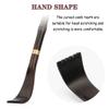 Bamboo Shaped Back Scratcher, Purple Sandalwood Durable Back Massager, Convenient Household Backscratchers for The Elderly, Relieve Itching(47cm) view 3