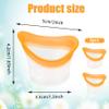 2pcs Eye Wash Cup Eye Wash Cleaner Kit Silicone Eyes Cleaning Cup for Rinse Portable eye Care Tool Transparent with Storage Container for Quick Relief Tired Eyes Cleaning Dust (Orange) view 2