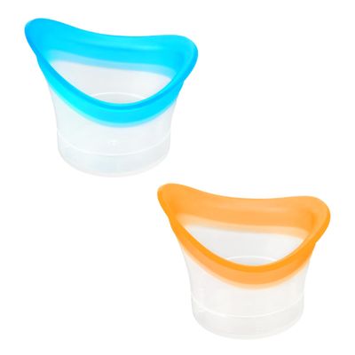 2pcs Eye Wash Cup, Eye Wash Cleaner Kit Eyes Cleaning Cup, Blue; Orange