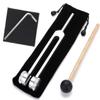 MoResolune 128 hz Tuning Fork for Healing Meditation Tools 128 hertz Tone Therapy Healing Instrument Diapason Chakra Sound Therapy Products Weighted Tuning Fork for Mindfulness view 1
