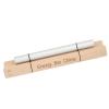 Single, Meditation Hand, Cherry Wood and Aluminum Alloy Construction, Relaxing Sound for Mindfulness Meditation Yoga Prayer, with Mallet for Stress Anxiety Relief (Moon Shaped) view 2