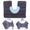 Multi-Wits Double Layers Neck Shoulder Warm Heating Shawl, Elderly People Health Care Shawl, Lightweight and Breathable, with Bib, for Shoulder Pain Relief and Comfort view 2