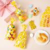 100 Pcs Softball Treat Bags, Clear Softball Goodie Bags with Twist Ties Plastic Softballs Gift Bag Snack Goodie Candy Cookies Cellophanes Bag Baseball Gold Balls Game Team Party Favor Supplies(5x11) view 4