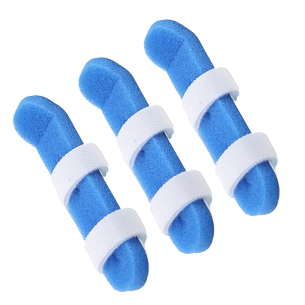 Healvian 3pcs Finger Splints for Fracture Fixing Protective Finger Support Brace for Injury Recovery Adjustable Size S for Joint Stabilization and Rehabilitation