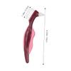 ZUNOXAZ 3pcs Dual-Head Denture Brush Ergonomic Handle Lightweight Cleaning Tool for False Teeth Care Hard Bristles for Stain Removal and Easy Grip view 2