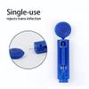 Blood Lancets for Testing, 100 Round Needles, Blue Pack of (100) view 4