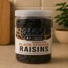 J J Crunch N Munch Afghan Black Raisins Seedless Premium Quality Kali Kishmish, 100% Natural & Unpolished, Sweet & Juicy Dry Fruit, Rich in Iron & Antioxidants, Healthy Snack for Daily Use view 2