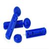 Blood Lancets for Testing, 100 Round Needles, Test Strips, Blue Pack of (100) view 2