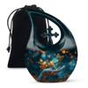 JAGLASH Dragonfly Cremation Urns for Human Ashes - Large Urn for Ashes Adult Male - Cross Drop Cremains Containers - Blue Funeral Remembrance Gift for Loss (10 Inch) view 1