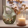 JAGLASH Couple Cardinal Bird Cremation Urn for Human Ashes Adult Mom & Dad - Cross Drop Flowers Urns for Burial - Large Decorative Urns for Adult Male (10 Inch) view 3