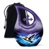 JAGLASH Hummingbird Cremation Urn for Adult Ashes - Tear Drop Urns for Human Ashes - 10 Large Memorial Tribute view 1
