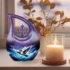 JAGLASH Hummingbird Cremation Urn for Adult Ashes - Tear Drop Urns for Human Ashes - 10 Large Memorial Tribute view 3