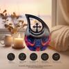 JAGLASH Wolf Large Cremation Urn for Ashes Adult for Male - Black Cross Drop Memorials & Funerary Urn for Ashes for Women - Handcrafted Remembrance Gift for Loss of Mom - Cremains Holders (10 Inch) view 4