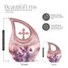 JAGLASH Butterfly Urn for Male & Female, Memorial Gift, Cremation Urns for Ashes, Funeral & Burial for Crematorium Home, Large | 10 Inch view 2