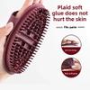 2Pcs Meridian Brush Massage Body, Cepillo De Meridianos para Masajes, Handheld Meridian Brush Massage Body with Flexible Bristles (Orange) view 4
