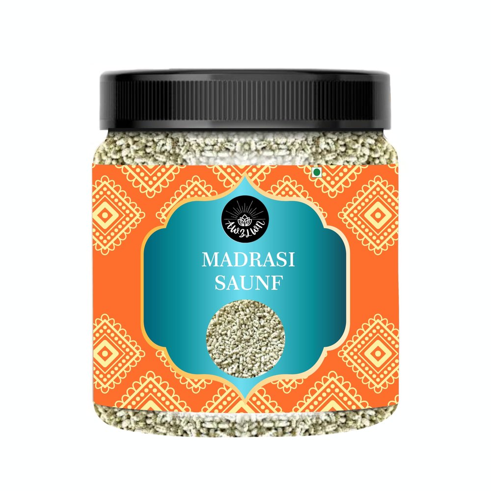 AWZLWN Natural Madrasi Saunf 7.05 OZ (200 GM) | Set oF 1 | AWZLWN