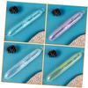 HEATSHAKING 4pcs Travel Toothbrush Container Portable Toothbrush Holder Case Brush Cover Organizer for Travel view 4