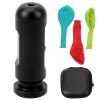 Aluminum Alloy Ear Equalization Training Tool for Divers, Ear Pressure Balance Auxiliary Practice Tool for Snorkeling Diving Diving (Black) view 1