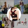 1PC Women Chest Corrector Support Belt Body Shaper Corset Shoulder Brace for Health Care S/M/L/XL/XXL (Black XXLarge) view 2